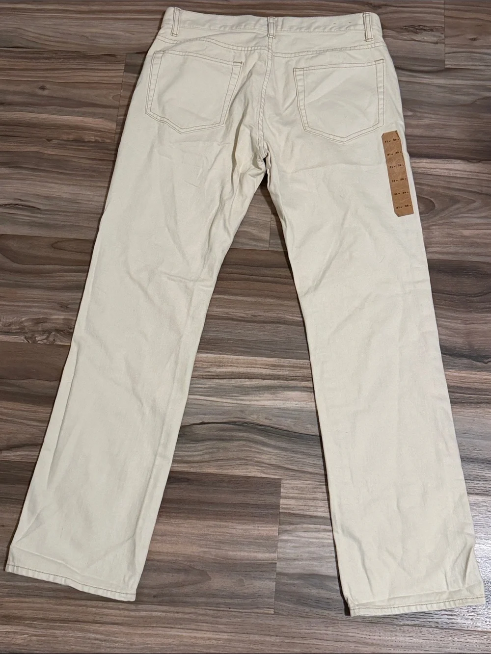 J. Crew Vintage Slim Straight Jeans Sz. 31x32 Beige NWOT Classic Casual